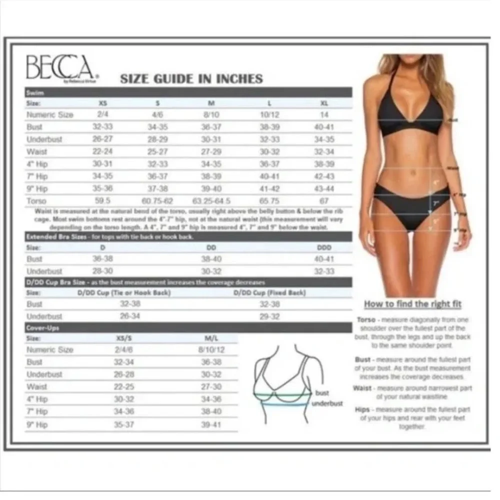 BECCA Iconic Asymmetric Ribbed Tie-Dye One-Piece Swimsuit - Picture 13 of 13
